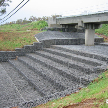 China Anping Factory Günstige Galvanisierte Gabion Matratze